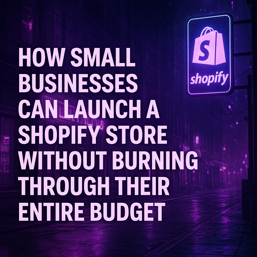 Build Your Shopify Store Without Breaking the Bank