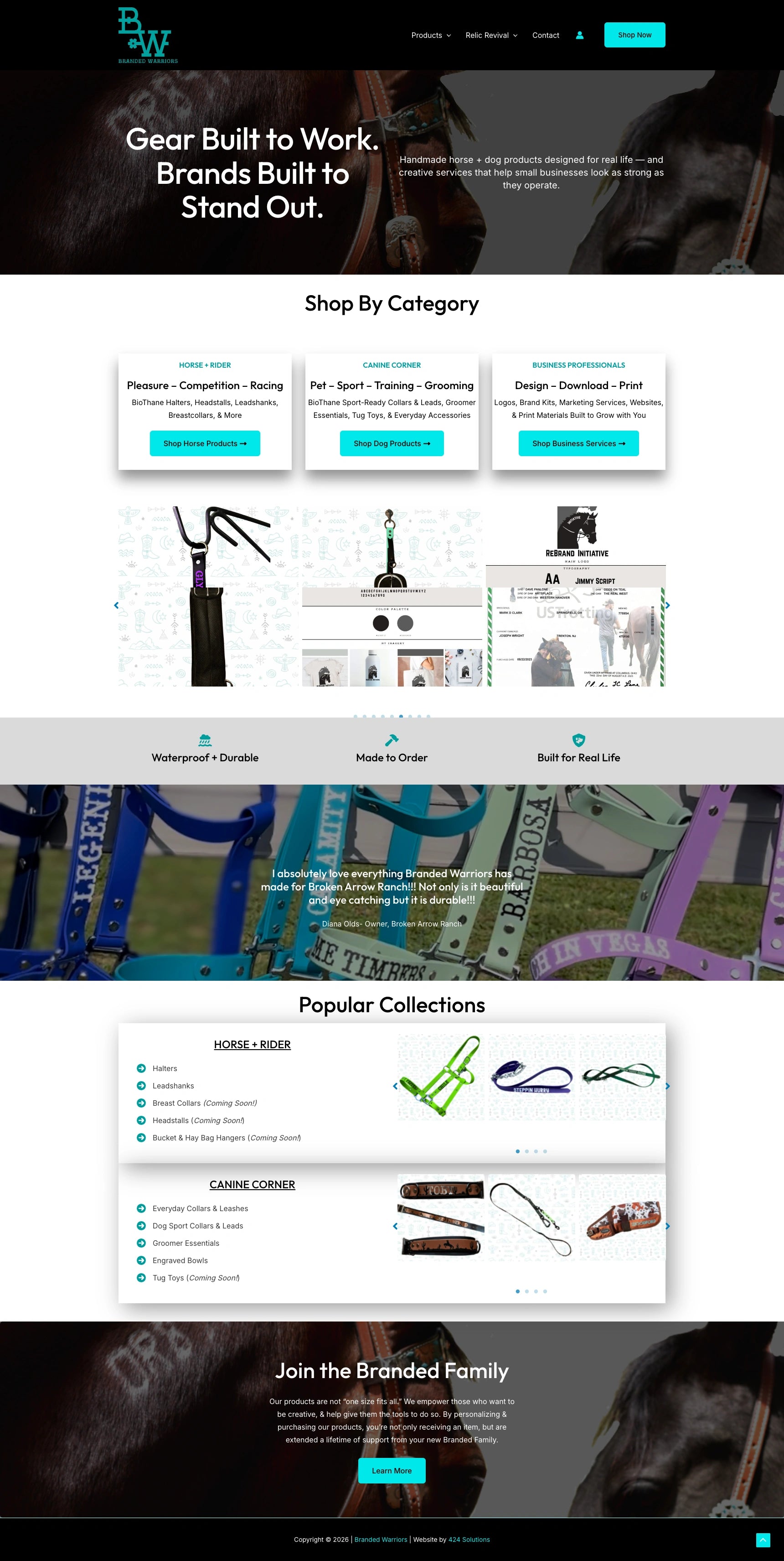 Branded WarriorsWordPress